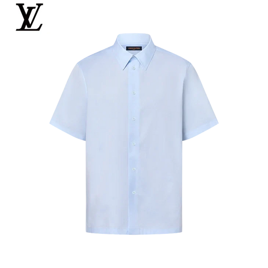 Louis Vuitton Light Blue Short Sleeve Shirt