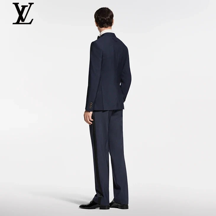 Louis Vuitton Beige Straight Linen Trousers