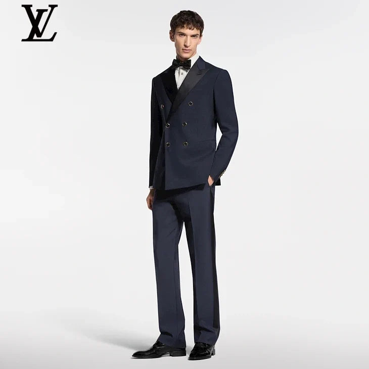 Louis Vuitton Beige Straight Linen Trousers