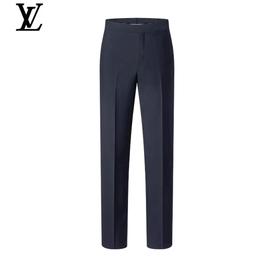 Louis Vuitton Navy Straight-Fit Trousers