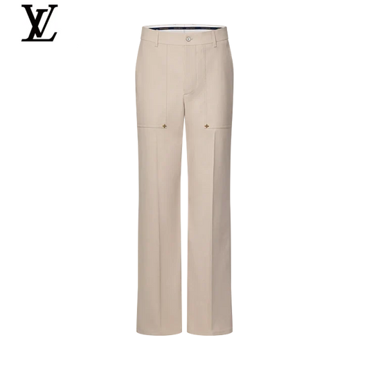 Louis Vuitton Beige Straight-Fit Cargo Trousers