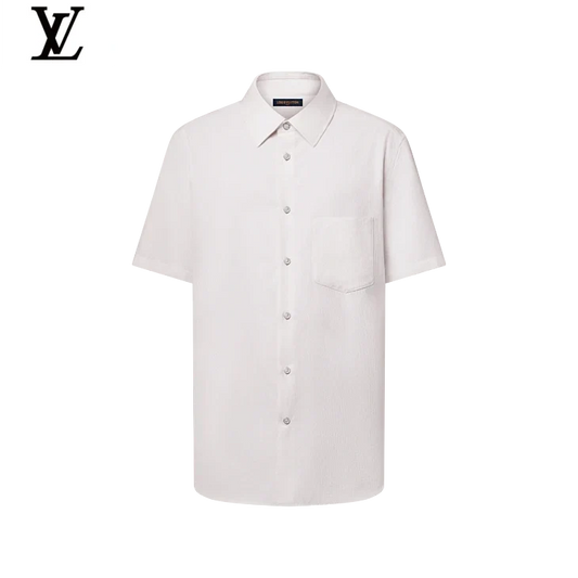 Louis Vuitton Textured Cotton Short-Sleeve Shirt