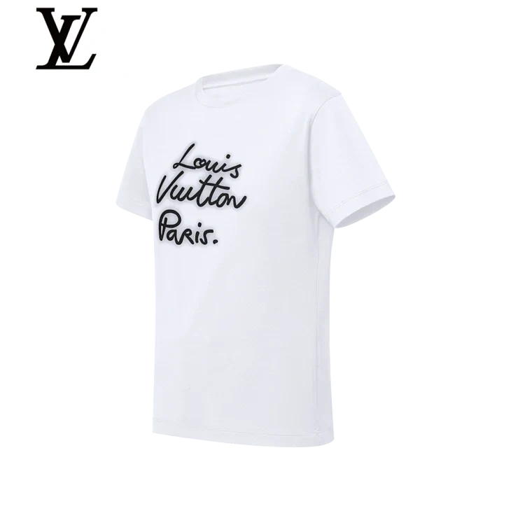 Louis Vuitton White Louis Vuitton Paris Signature T-Shirt