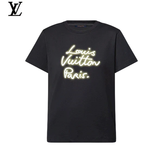 Louis Vuitton Luminous Paris Signature Short-Sleeve T-Shirt