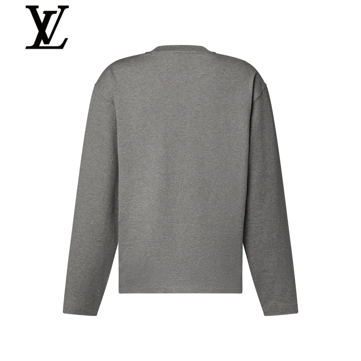 Louis Vuitton Grey Mermaid Print Long-Sleeve T-Shirt