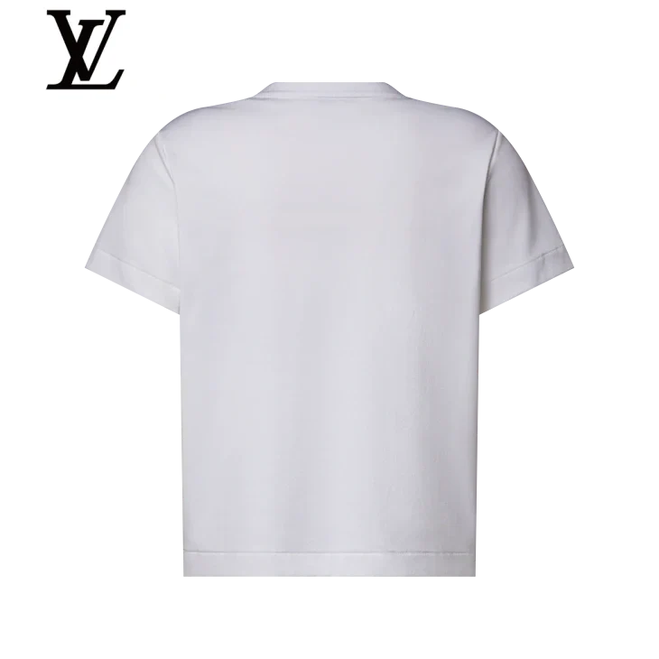 Louis Vuitton White Colorful Water Bubble Logo T-Shirt