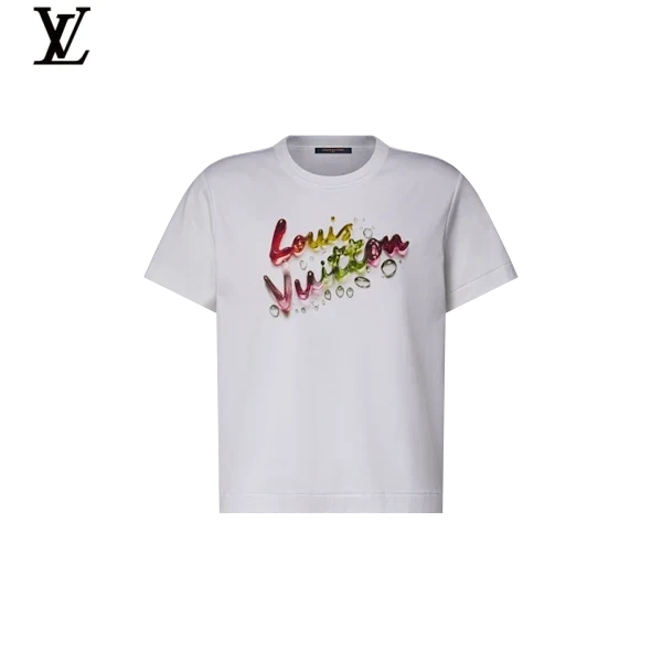 Louis Vuitton Water Drop Signature Short-Sleeve T-Shirt