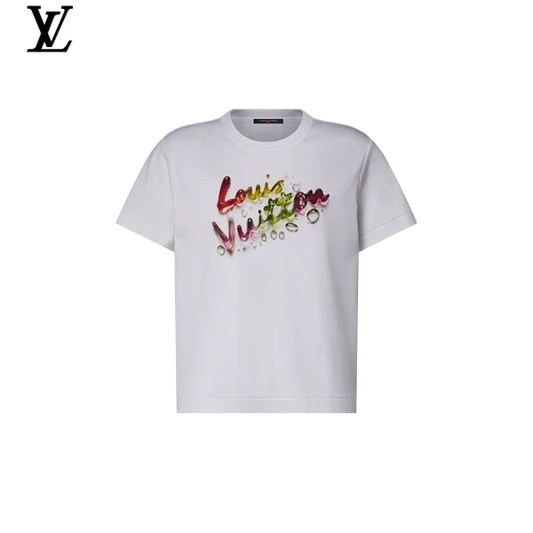 Louis Vuitton Water Drop Signature Short-Sleeve T-Shirt