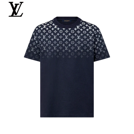 Louis Vuitton Navy Gradient Monogram Short Sleeve T-Shirt