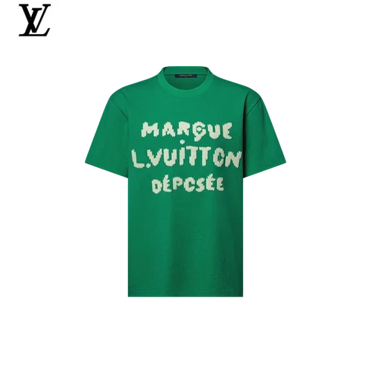 Louis Vuitton Graffiti Letter Short-Sleeve T-Shirt