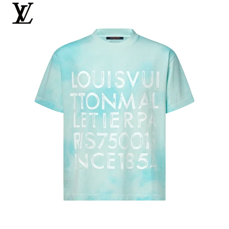 Louis Vuitton Tie-Dye Large Letter Print T-Shirt