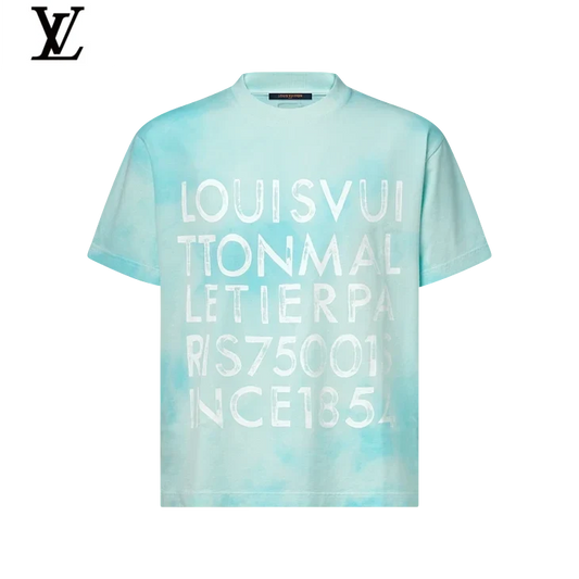 Louis Vuitton Tie-Dye Large Letter Print T-Shirt